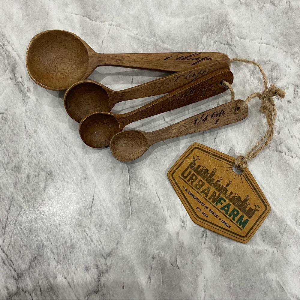 Mango Wood Measuring Spoon Set